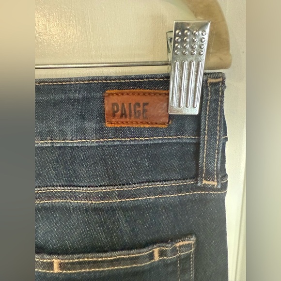 Paige Women’s Dark Denim Skyline Mid-Rise Bootcut Flare Jeans - Size 29 - Picture 6 of 9